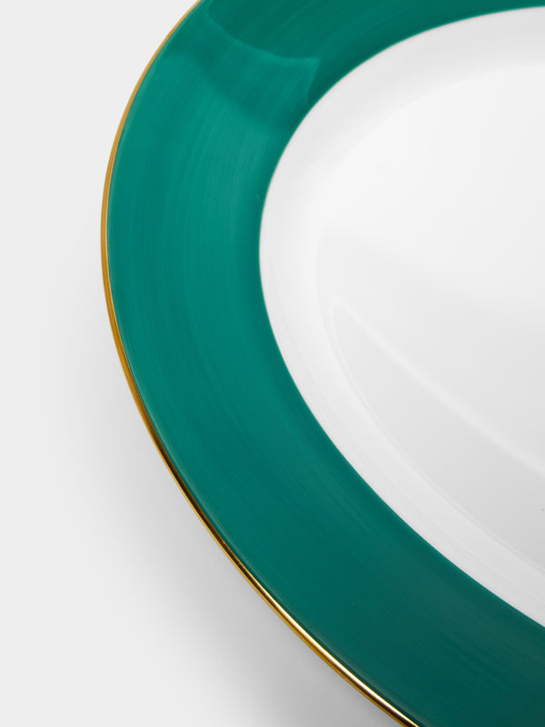 Robert Haviland & C. Parlon - Coco Hand-Painted Porcelain Large Oval Serving Platter -  - ABASK