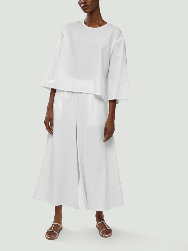 Dusan - Gaucho Linen Trousers -  - ABASK