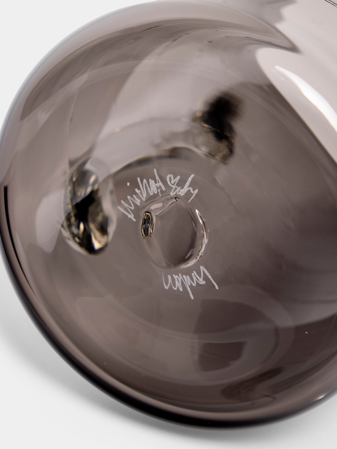 Michael Ruh Studio - Urban Hand-Blown Glass Pitcher - Gray - ABASK