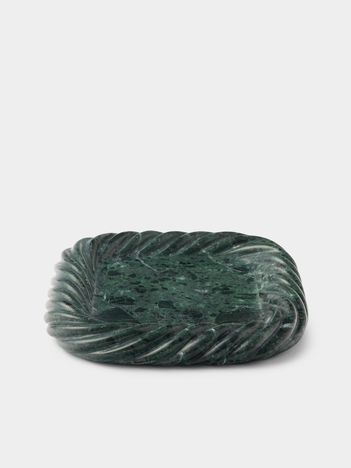 Anastasio Home - Sam Marble Tray (8in/20cm) - Green - ABASK