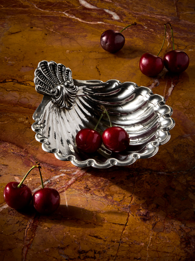 Antique and Vintage - 1970s Brandimarte Shell Solid Silver Bowl - Silver - ABASK