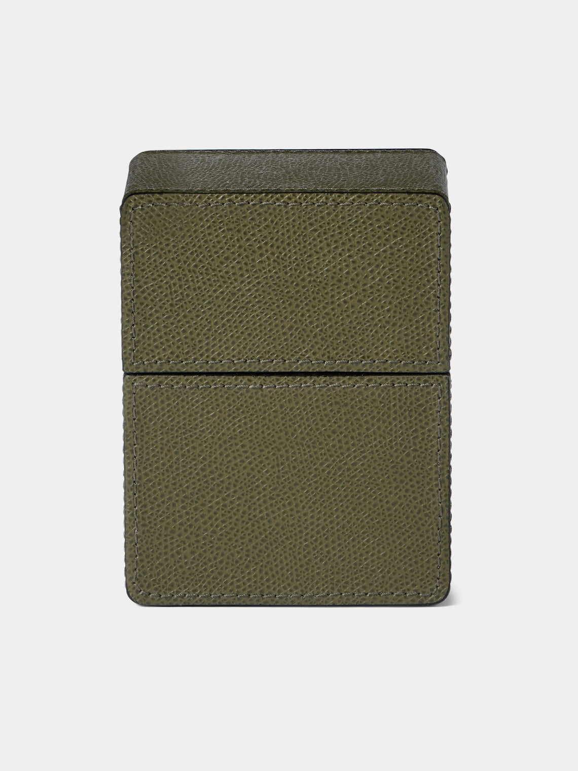 Giobagnara - Naples Leather Playing Cards Set - Green - ABASK