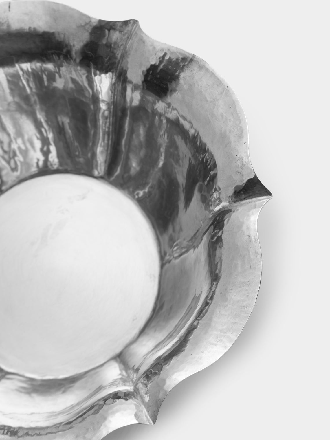 Antique and Vintage - 1960s Flower Silver-Plated Bowls (Set of 6) - Silver - ABASK