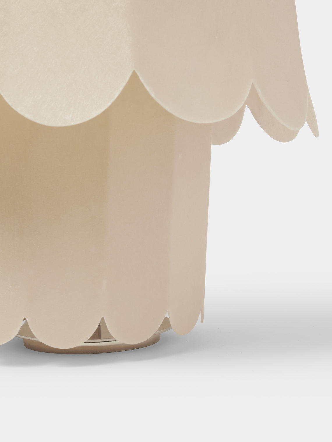 Kilzi - The Feather Fiberglass and Japanese Paper Table Lamp - Ivory - ABASK