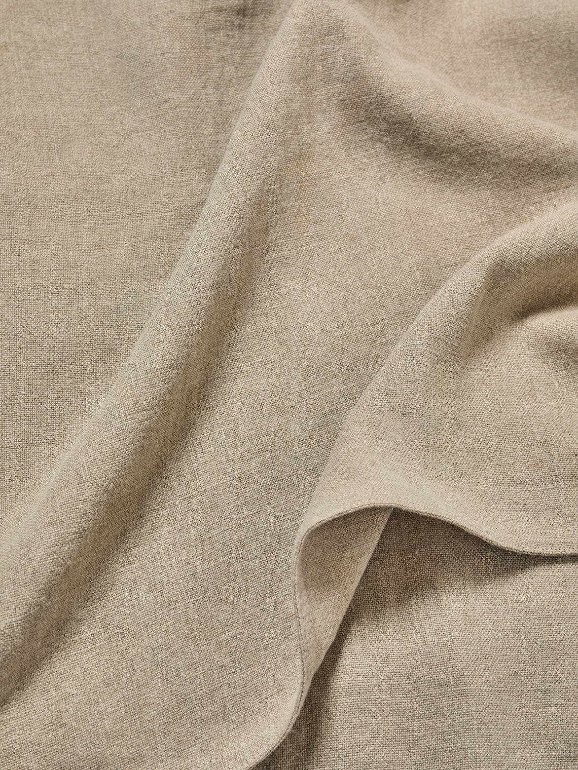 Libeco - Hudson Belgian Linen Blanket (130in/3.3m) - Beige - ABASK