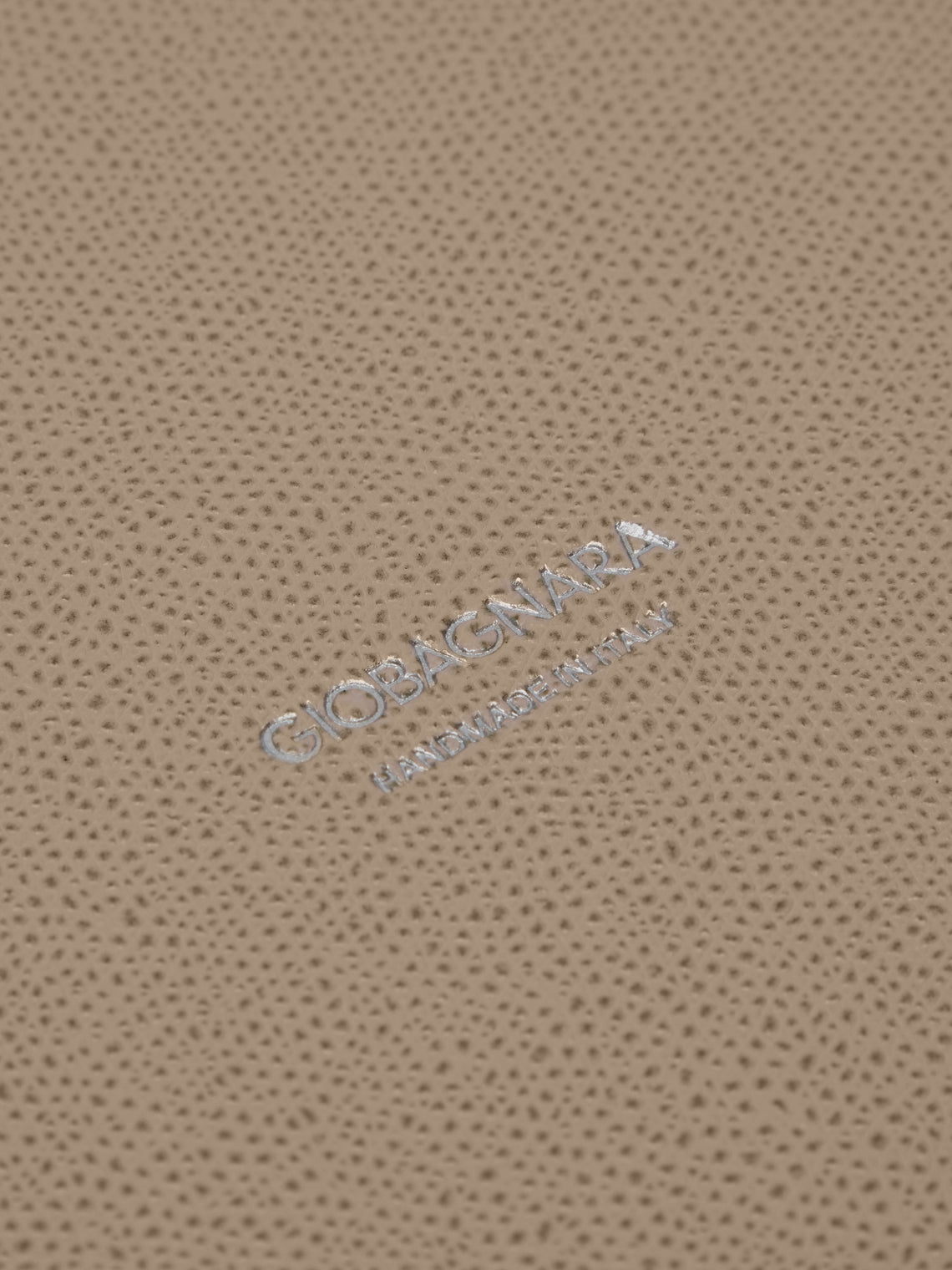 Giobagnara - Otto Leather Bin - Taupe - ABASK