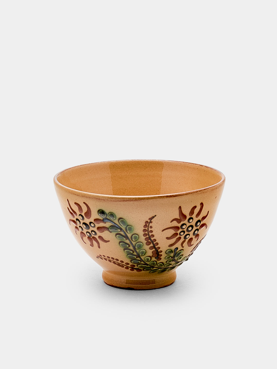 Poterie d’Évires - Flowers Hand-Painted Ceramic Petit Bowls (Set of 6) - Cream - ABASK