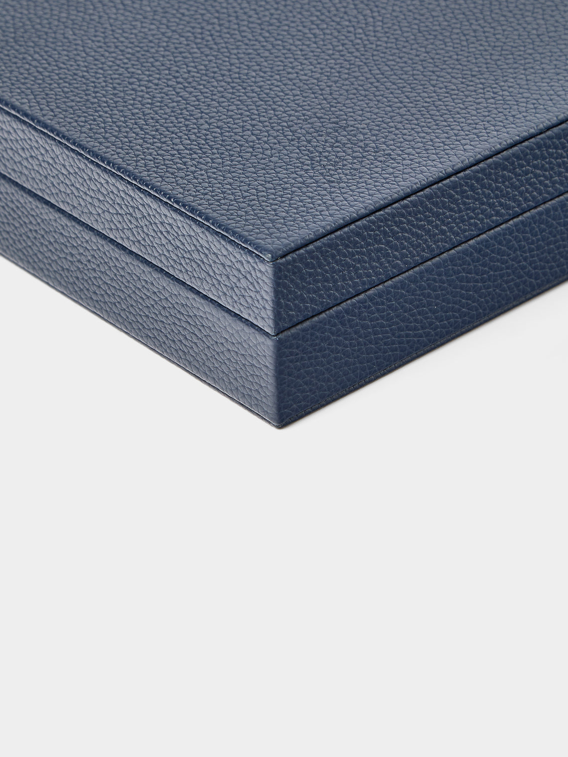 Belotier - Leather Poker Set - Navy - ABASK