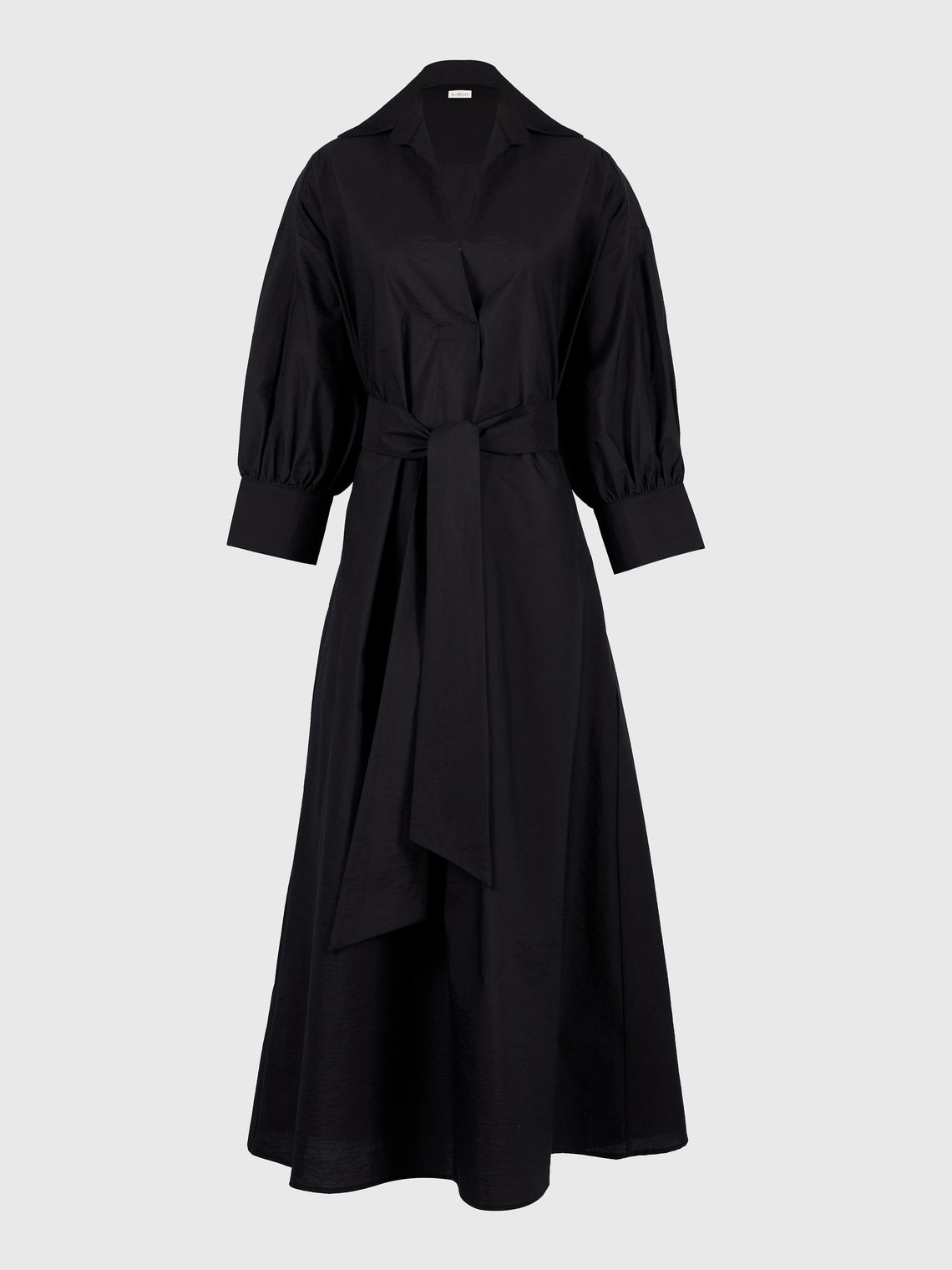 A.Shirt - Cordelia Linen Dress - Black - ABASK - 