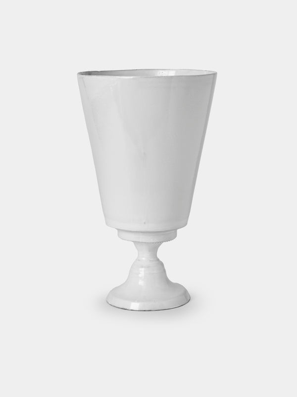 Astier de Villatte - Hand-Glazed Ceramic Vase - White - ABASK - 