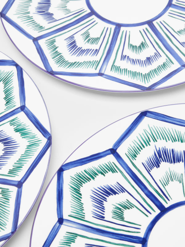 Molecot - Mallorca Porcelain Charger Plates (Set of 4) -  - ABASK