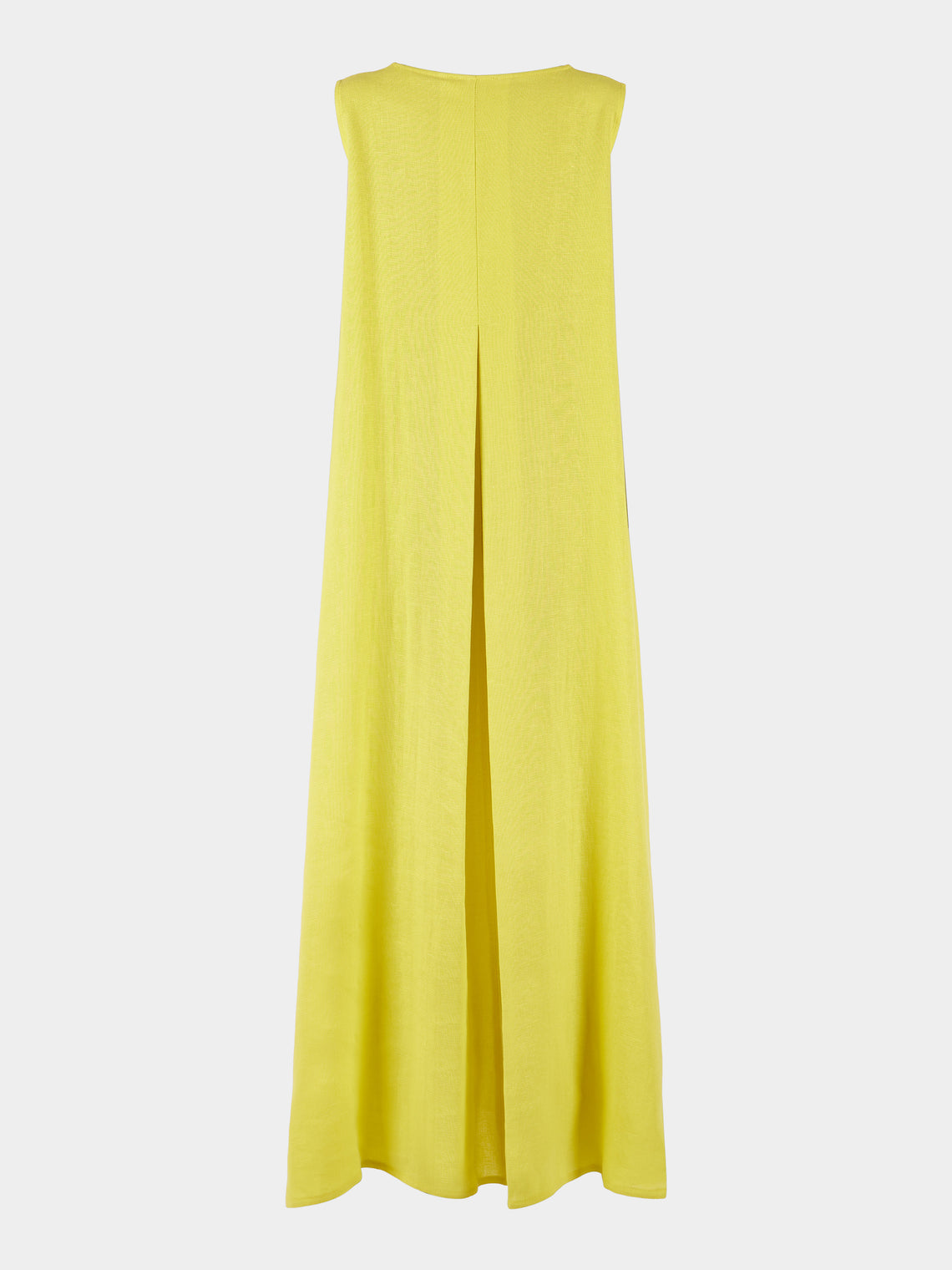 Dusan - Linen Long Tank Dress | One Size - Yellow - ABASK
