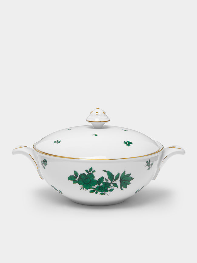 Augarten - Maria Theresia Hand-Painted Porcelain Shallow Tureen -  - ABASK - 
