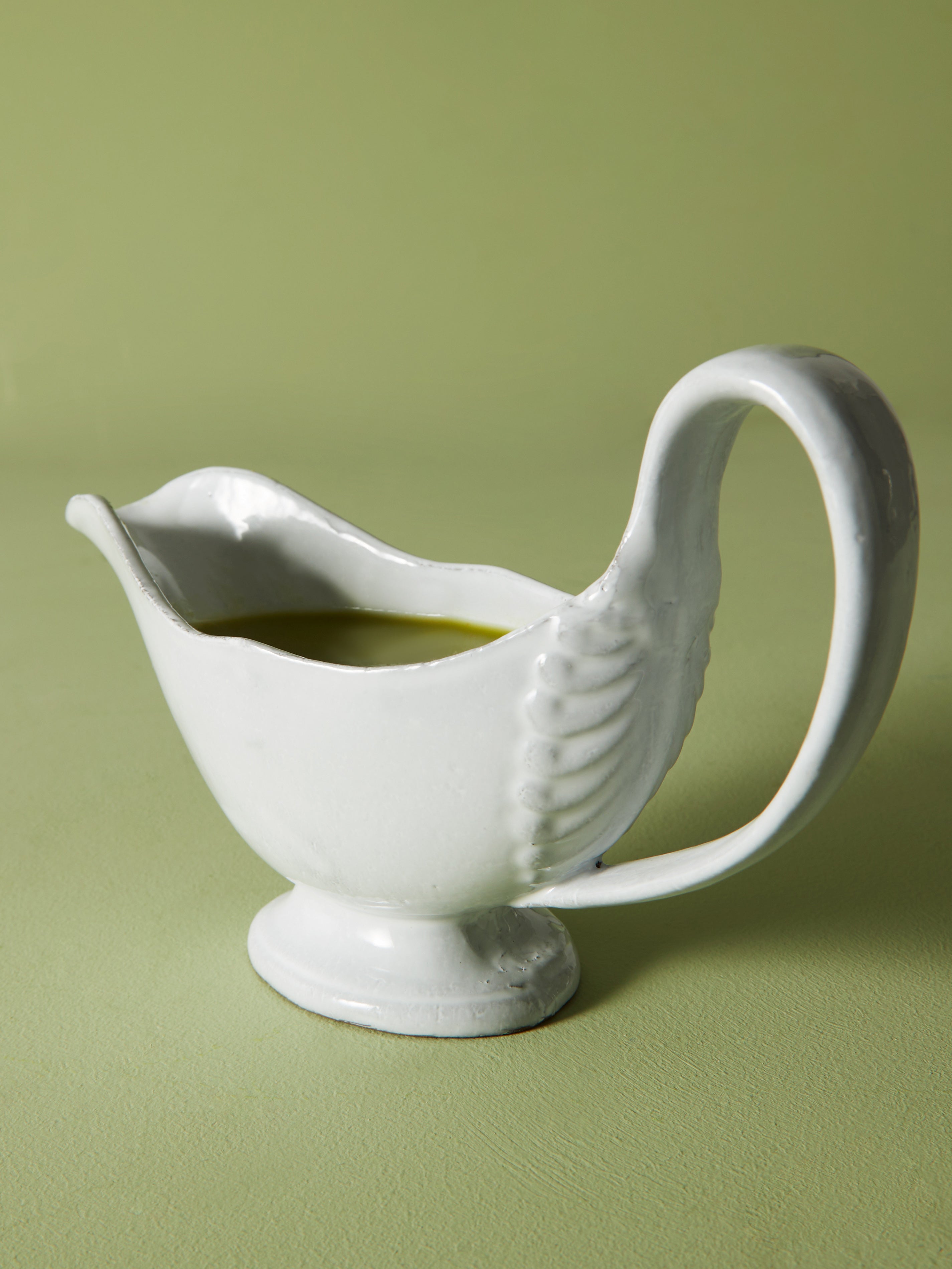 Sobre Hand-Glazed Ceramic Sauce Boat