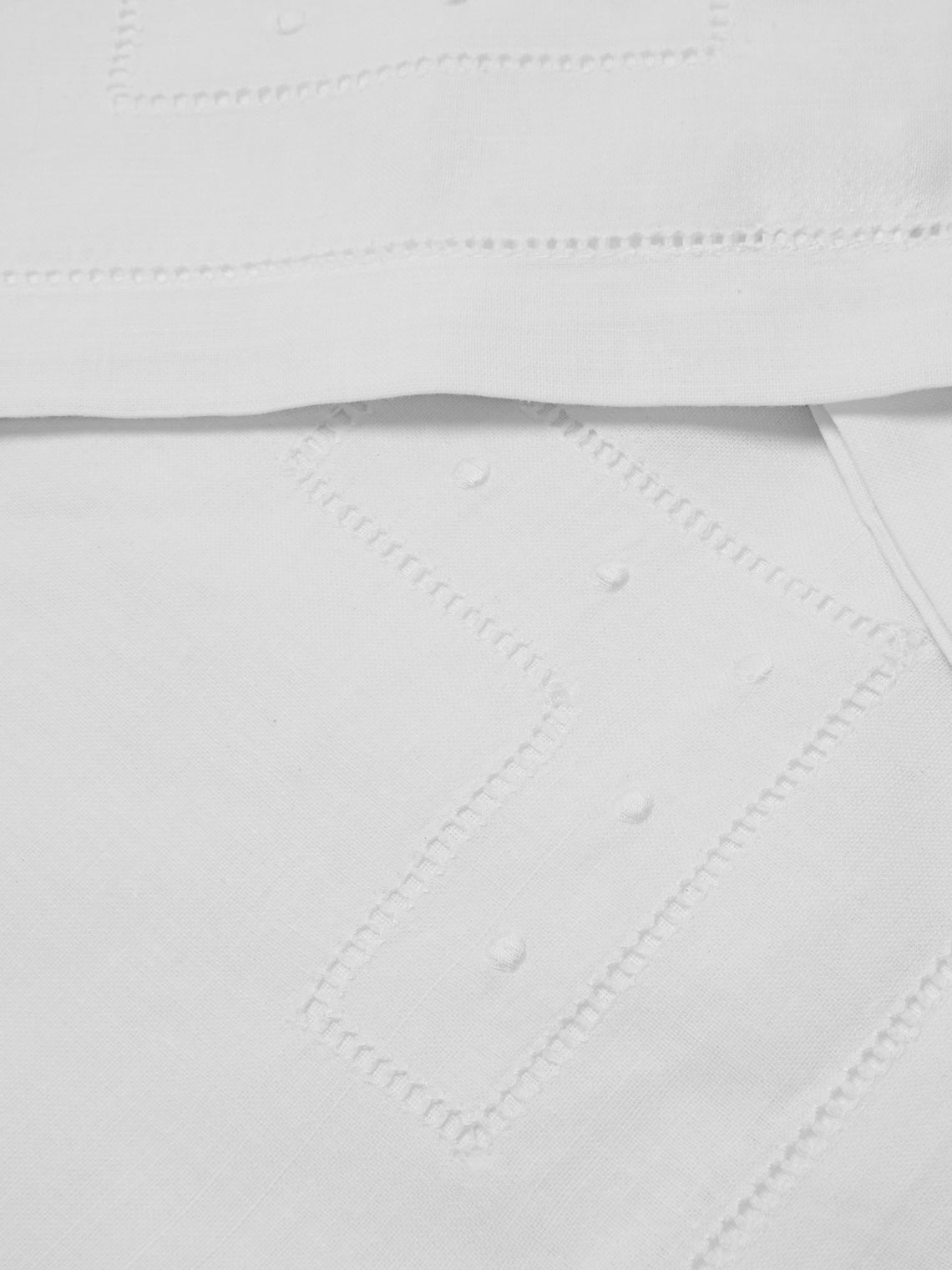 Rolande du Dreuilh Créations - Ramie Cotton Napkins (Set of 4) - White - ABASK