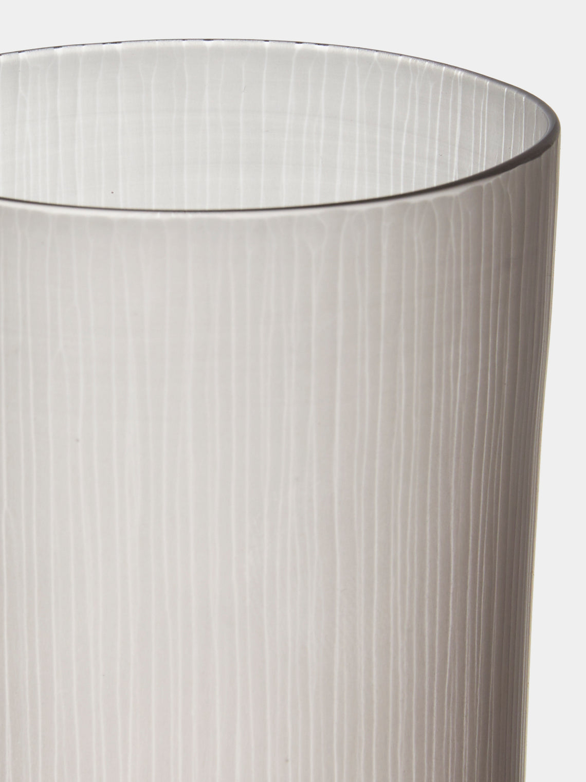 Takeyoshi Mitsui - Silence Hand-Blown Glass Highballs (Set of 2) - Gray - ABASK