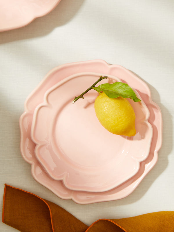 Maison Pichon Uzès - Louis XV Campagne Hand-Glazed Ceramic Side Plates (Set of 4) -  - ABASK