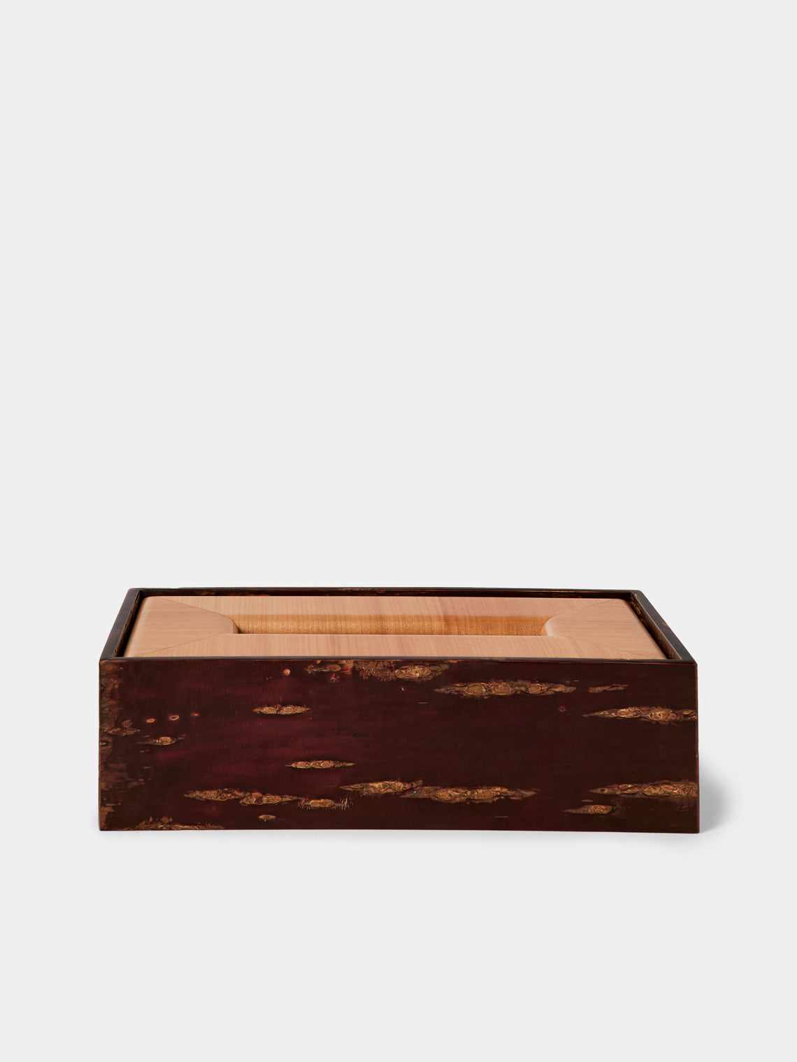 Denshiro - Cherry Bark Tissue Box - Brown - ABASK - 