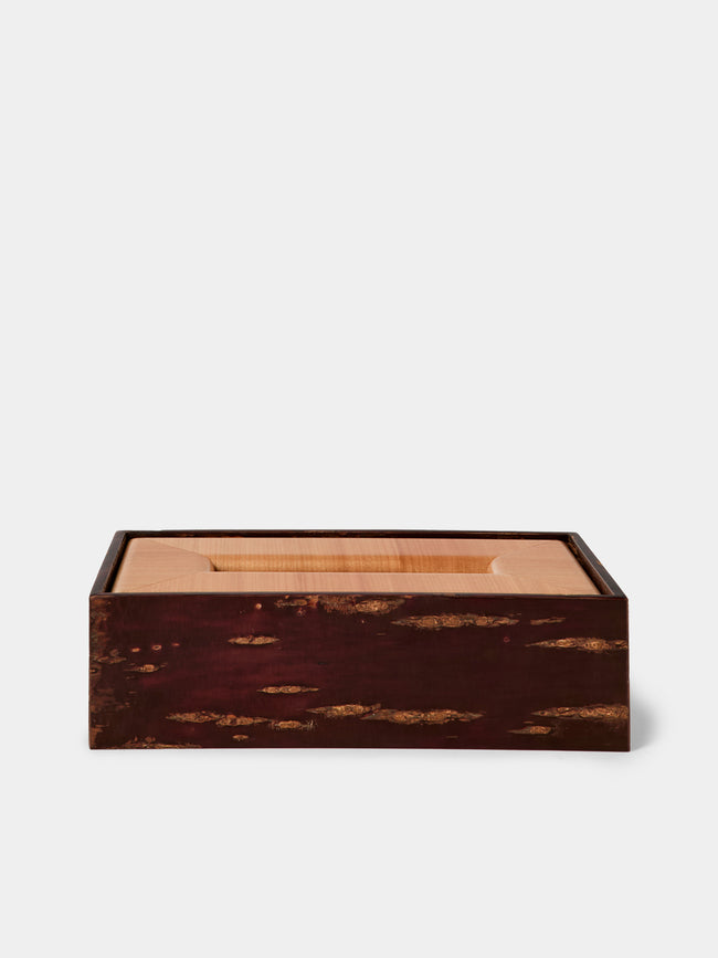 Denshiro - Cherry Bark Tissue Box - Brown - ABASK - 