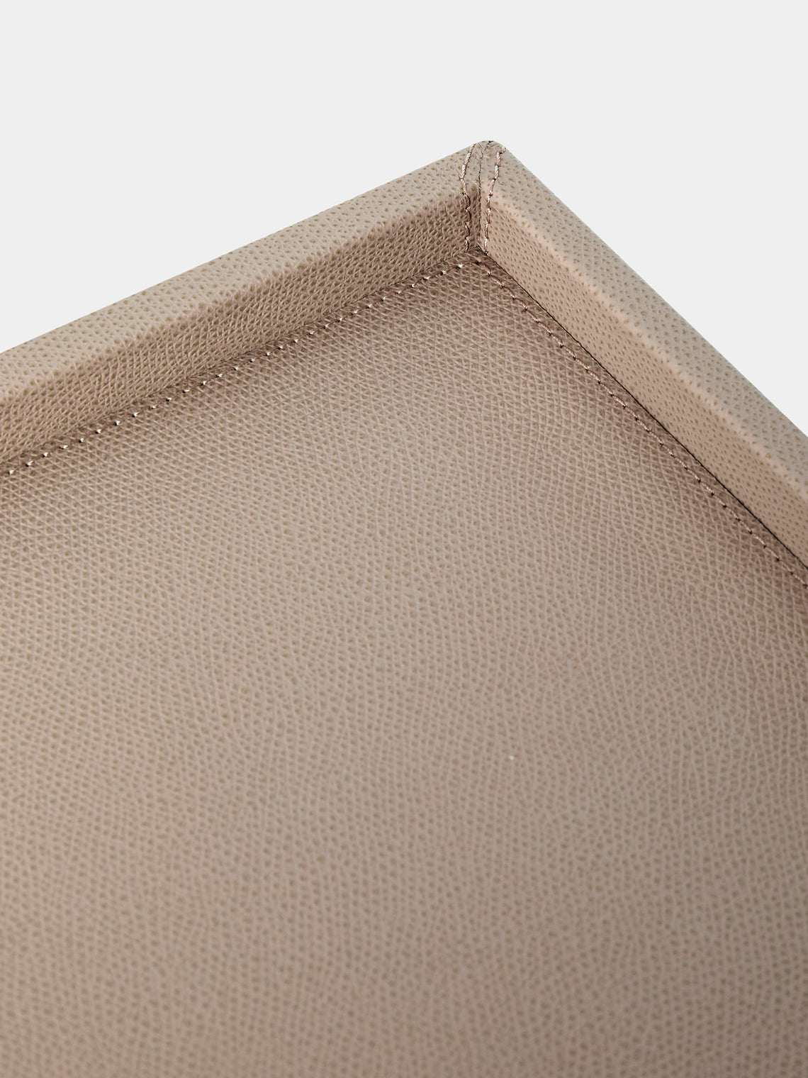 Giobagnara - Teddy Leather Bed Tray (21in/53cm) - Gray - ABASK