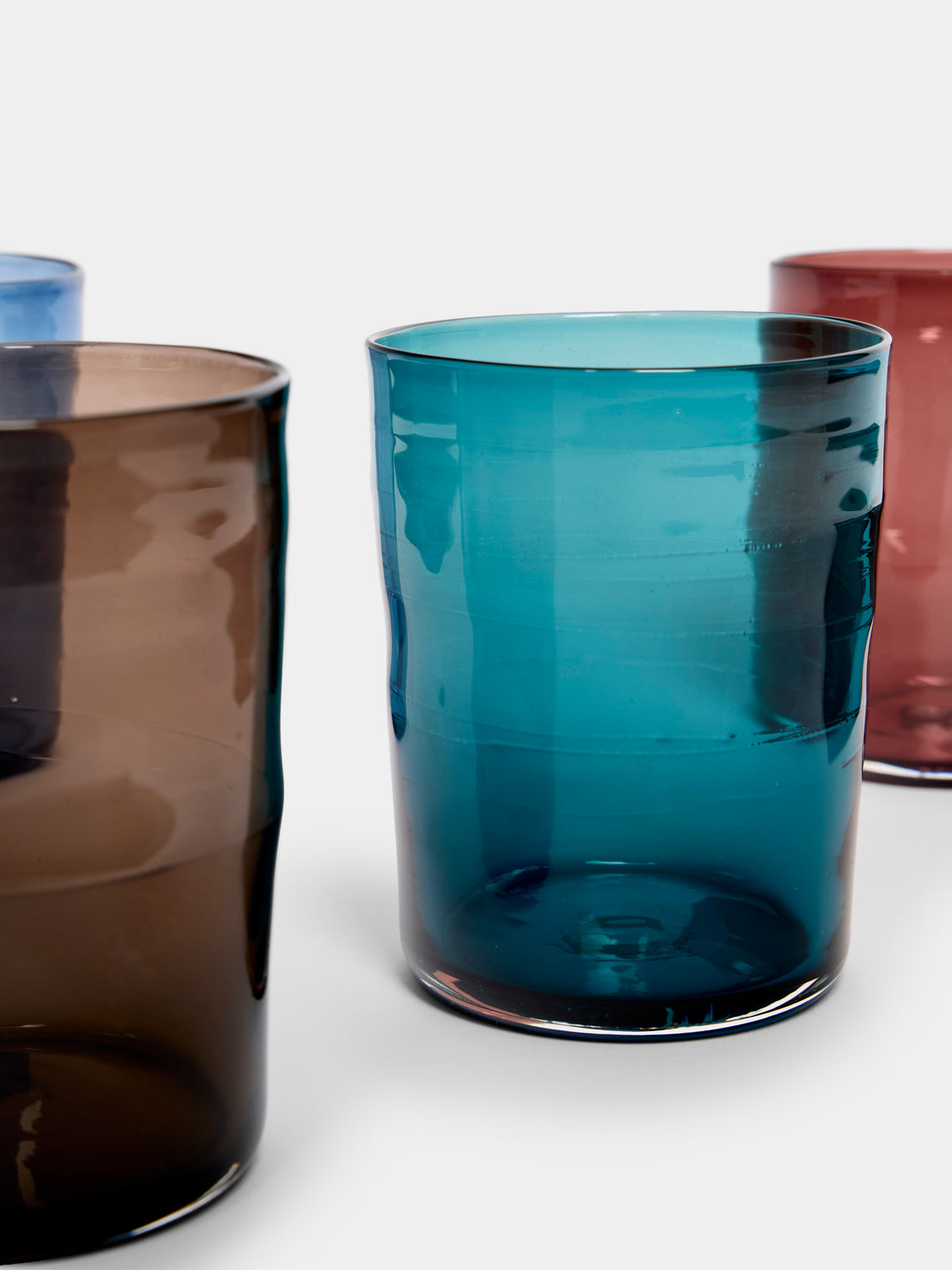 Michael Ruh Studio - Night Time Hand-Blown Glass Highballs (Set of 4) - Multiple - ABASK