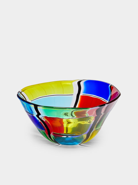 F&M Ballarin - Carnevale Hand-Blown Murano Glass Small Bowl -  - ABASK - 