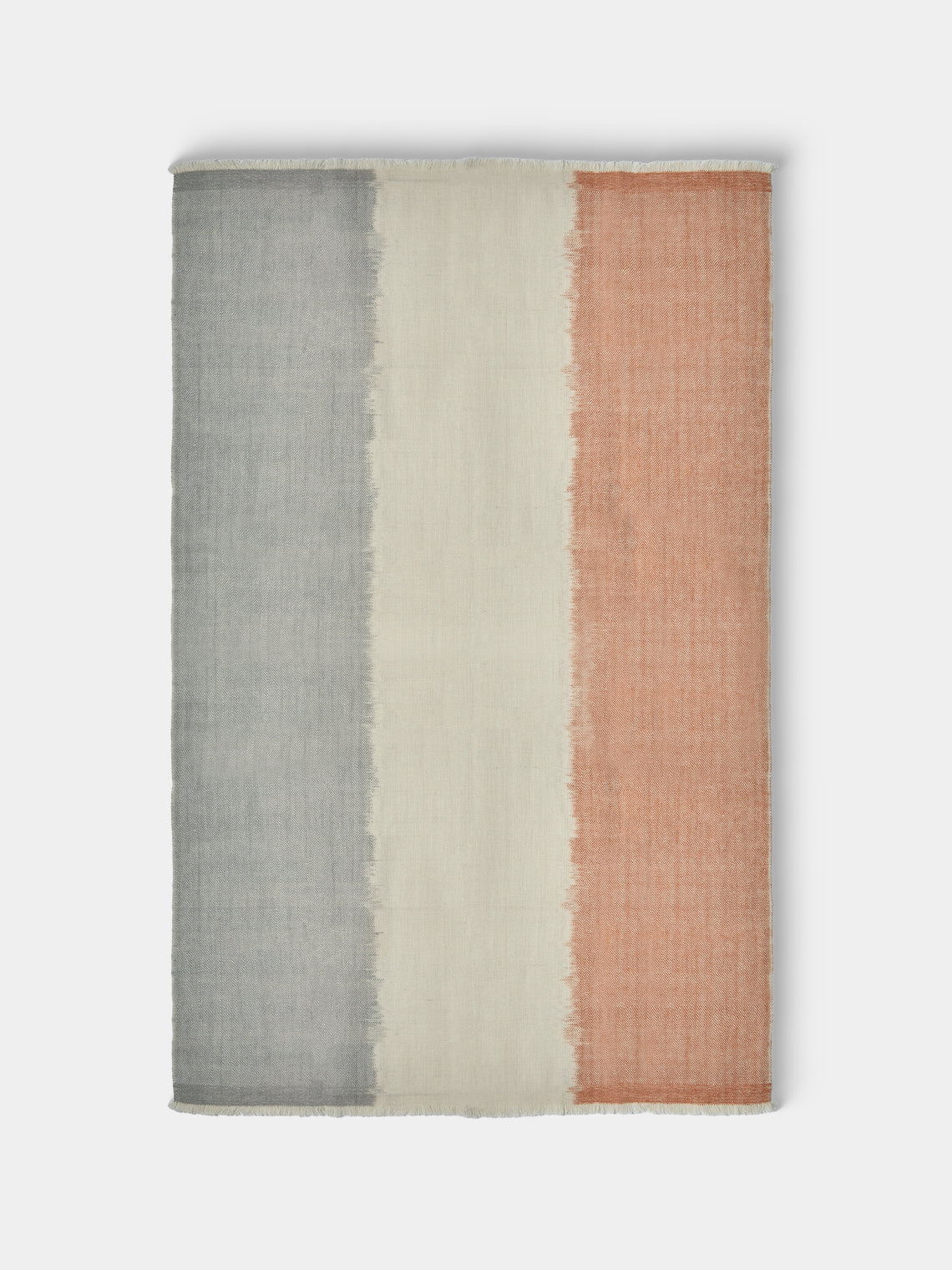 Me & K - Ombré Ikat Cashmere Throw (67in/1.7m) - Multiple - ABASK - 