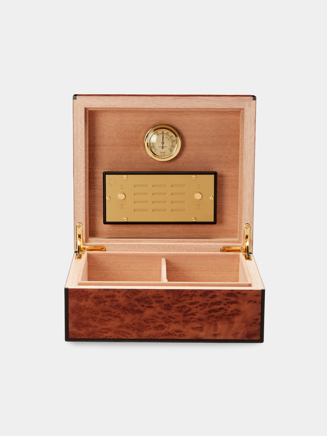 Elie Bleu - Vavona Burl Humidor Case (50 Cigars) - Brown - ABASK - 