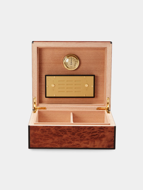 Elie Bleu - Vavona Burl Humidor Case (50 Cigars) - Brown - ABASK - 