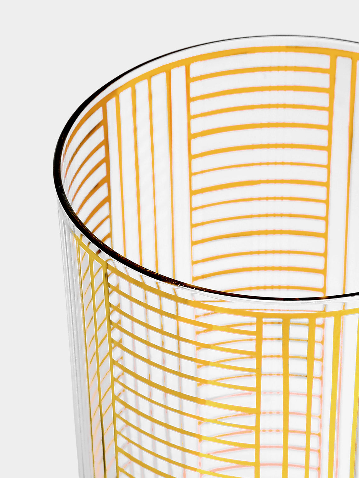 Lobmeyr - Series B Hand-Painted Crystal Cocktail Glass - Gold - ABASK