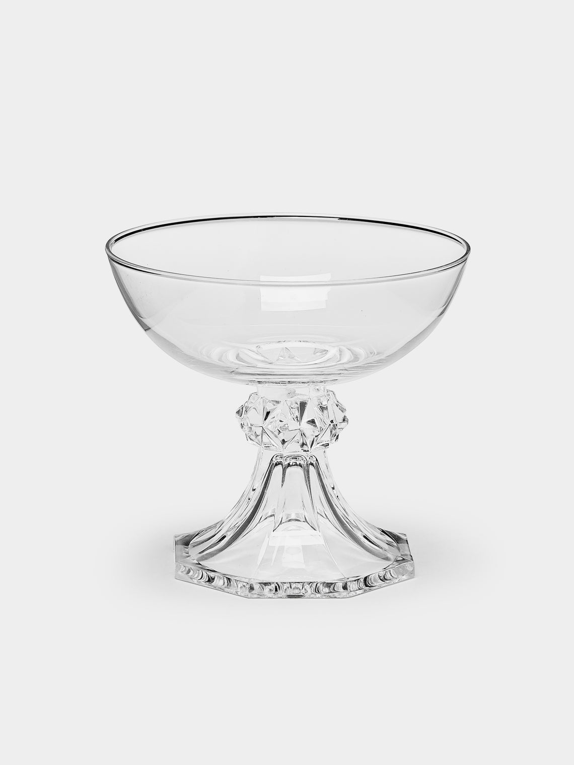 Antique and Vintage - 1950s Val Saint Lambert Hand-Blown Crystal Champagne Coupes (Set of 12) -  - ABASK - 