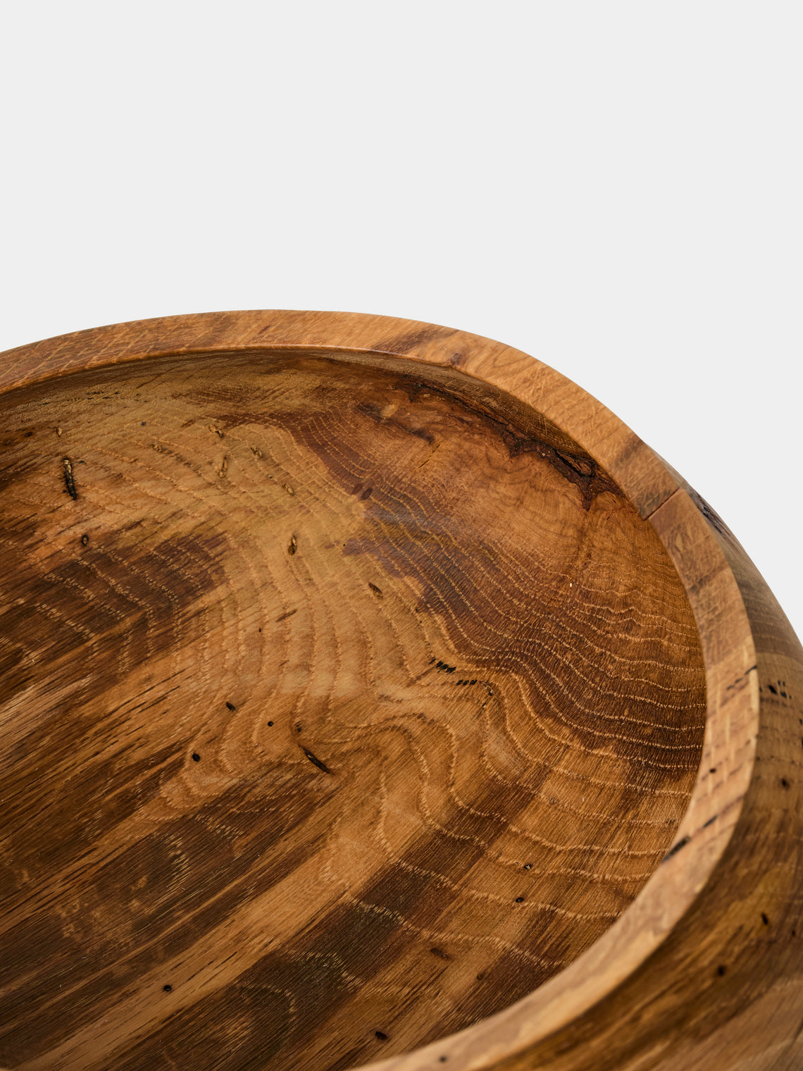 Iida Woodturning - Hand-Turned Ash Oil-Finish Bowl - Brown - ABASK