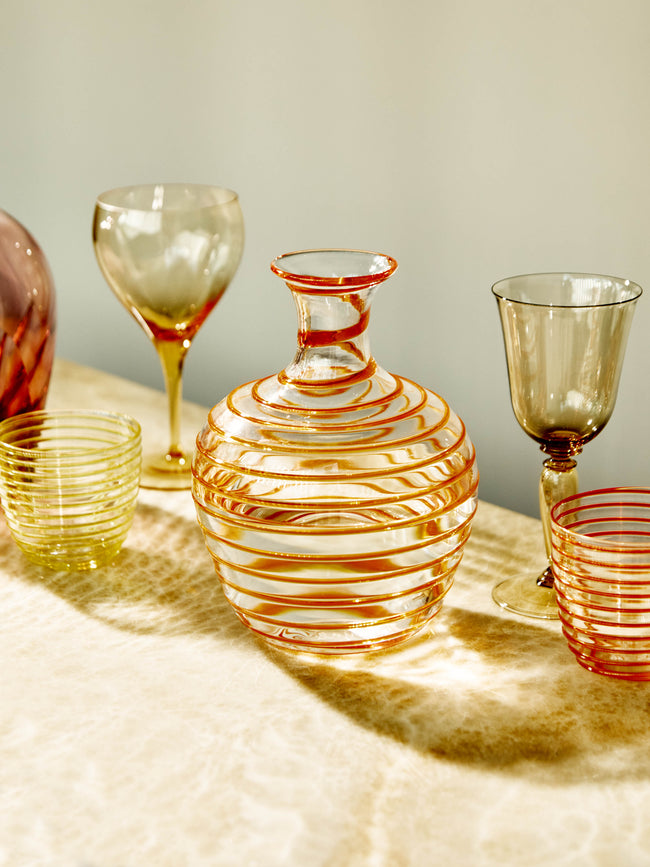 Yali Glass - A Filo Murano Glass Carafe -  - ABASK