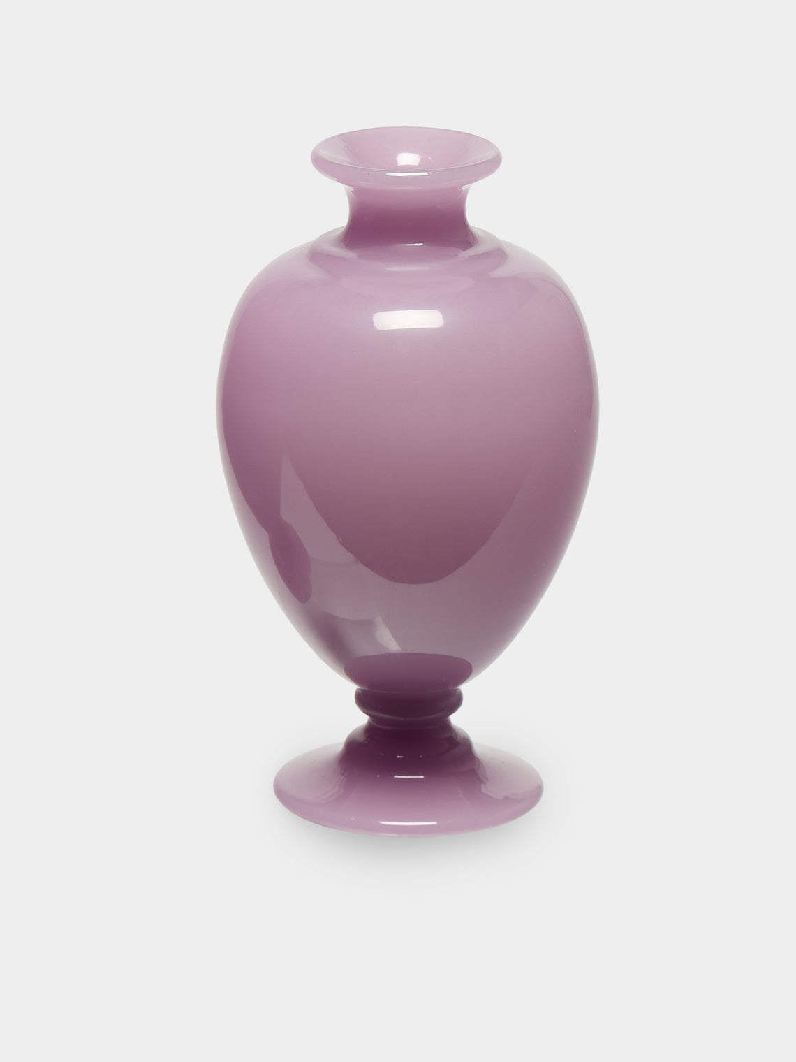 Antique and Vintage - 1900s Baccarat Crystal Vases – 7in/17.5cm (Set of 2) - Purple - ABASK