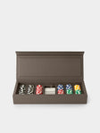 Giobagnara - Parma Leather Poker Set - Taupe - ABASK - 