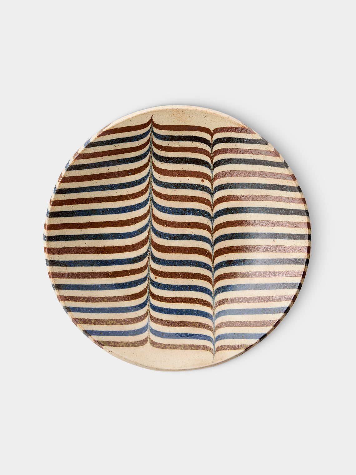 Makidani-gama - No. 3 Nerikomi Ceramic Plates – 8in/21cm (Set of 5) - Multiple - ABASK