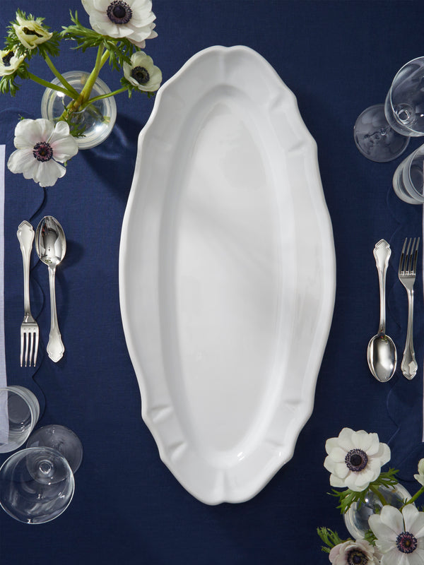 Bourg Joly Malicorne - Festons Ceramic Serving Dish -  - ABASK