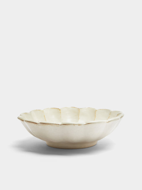 Kaneko Kohyo - Rinka Urushi Ceramic Medium Bowls (Set of 4) - White - ABASK - 