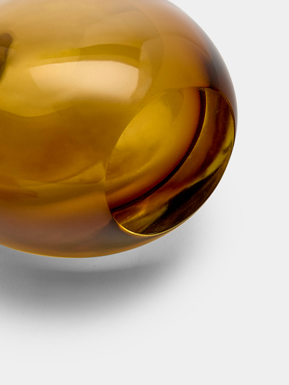 Antique and Vintage - 1950s Flavio Poli Murano Glass Perfume Bottle - Brown - ABASK