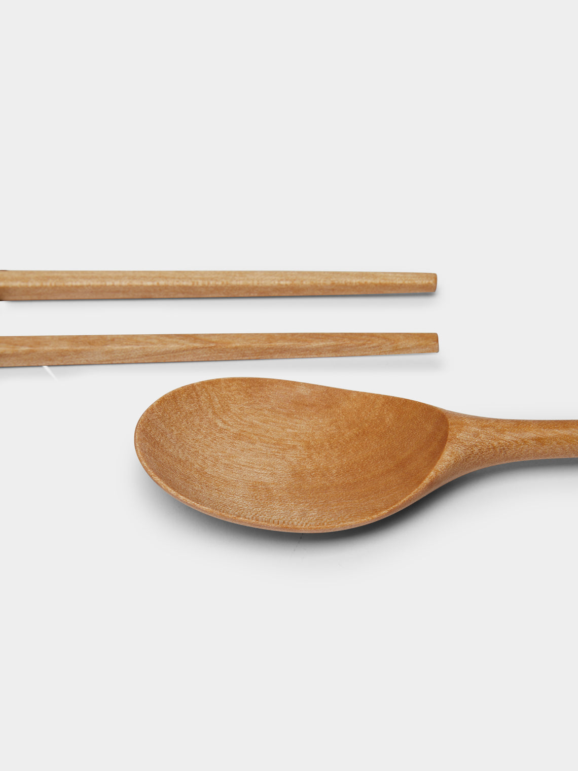 Jaejin Choi - Hand-Carved Birch Spoon and Chopsticks Set -  - ABASK