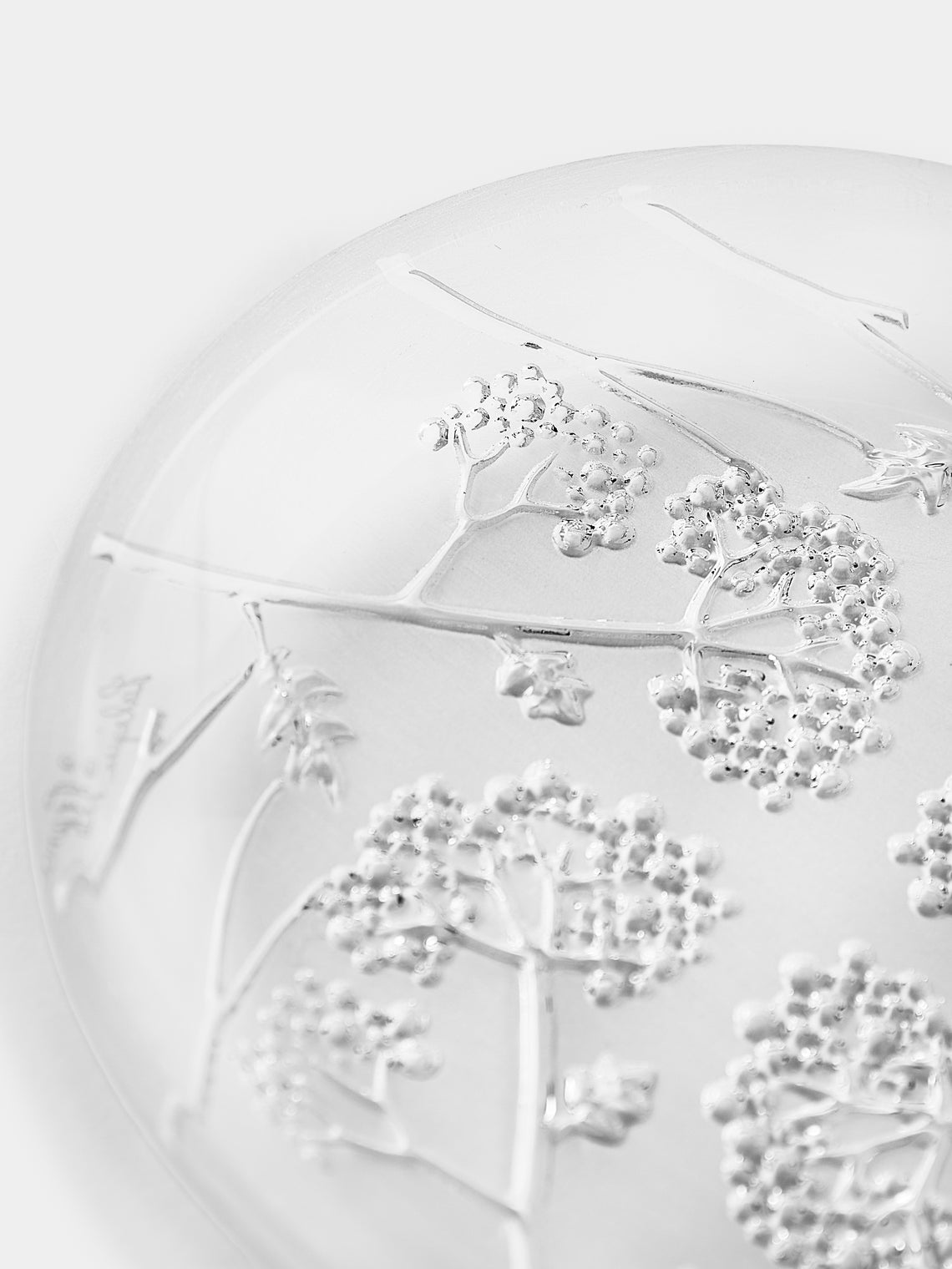 Lalique - Ombelles Crystal Flat Bowl - Clear - ABASK