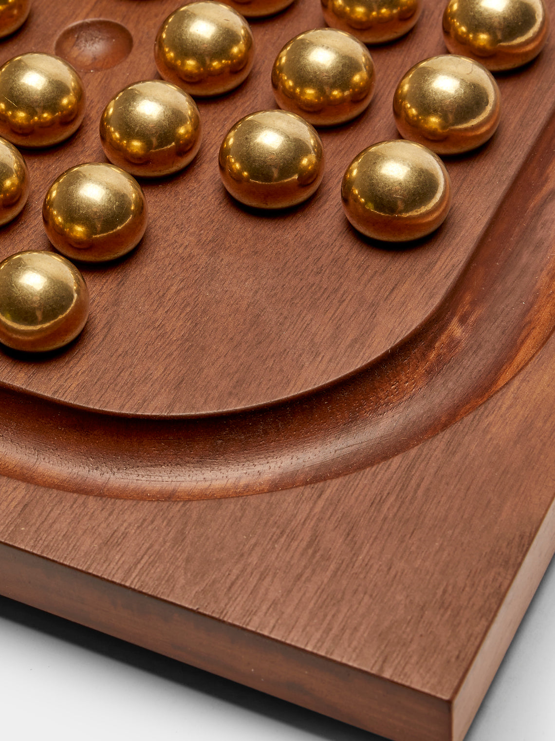 Corbet - Wood Solitaire Set - Dark Brown - ABASK