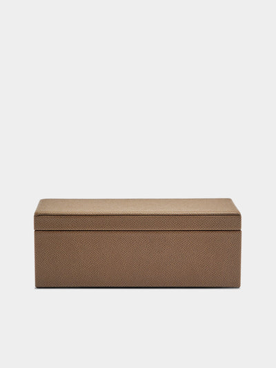 Geoffrey Parker - Leather Dominoes Set - Brown - ABASK - 