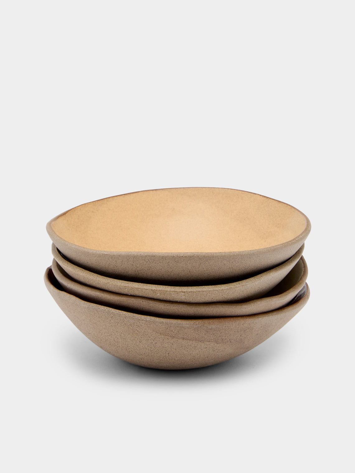Hana Karim Studio - Hand-Built Stoneware Breakfast Bowls (Set of 4) - Multiple - ABASK