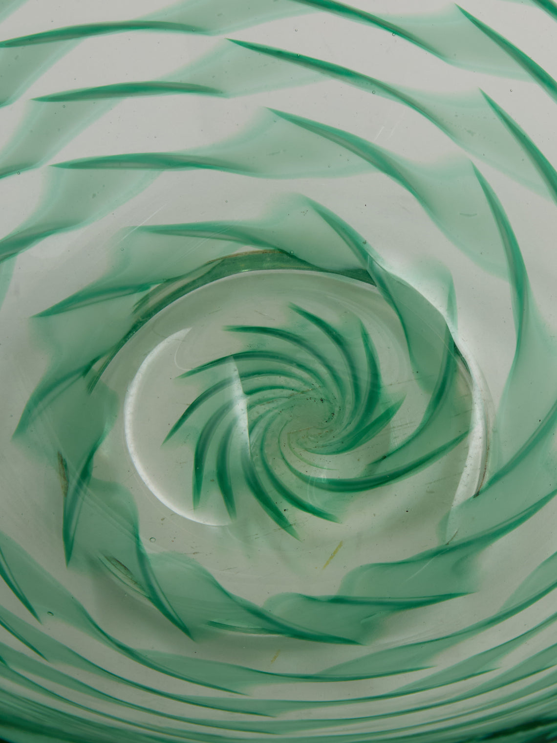 Antique and Vintage - 1930s Carlo Scarpa for Venini Glass Bowl - Green - ABASK