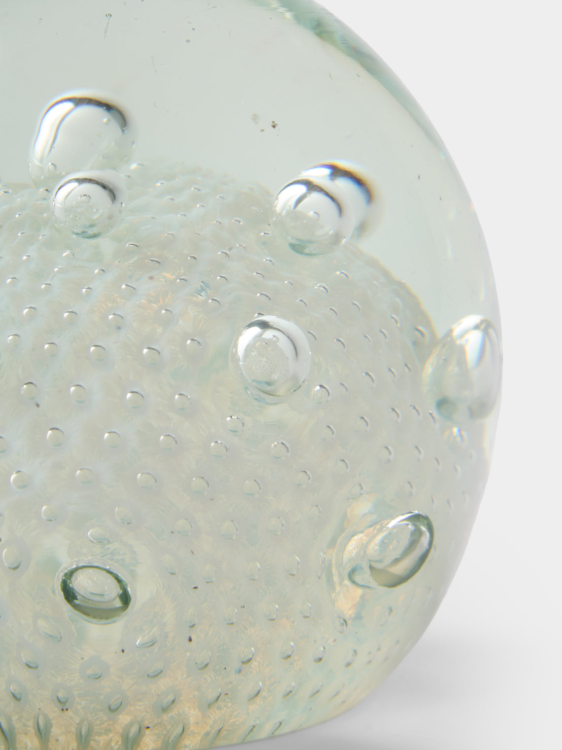 Antique and Vintage - 1950s Barovier & Toso Murano Glass Paperweight - Clear - ABASK