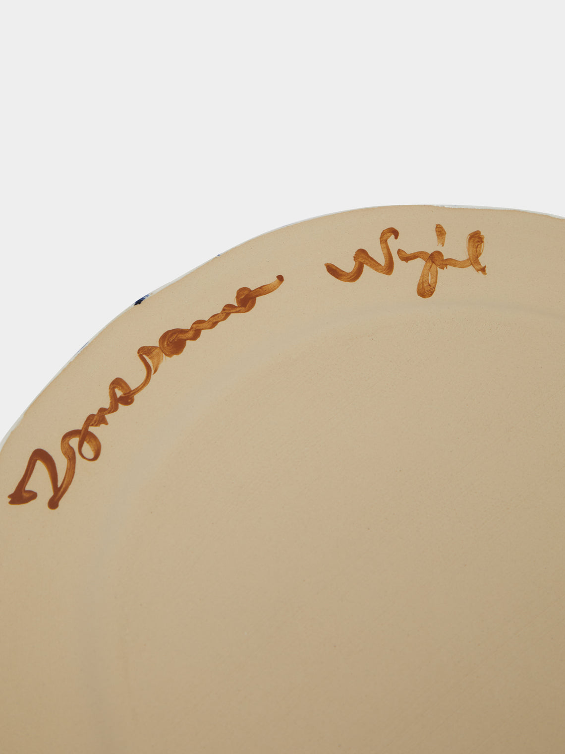 Zsuzsanna Nyul - Hand-Painted Ceramic Dinner Plate -  - ABASK