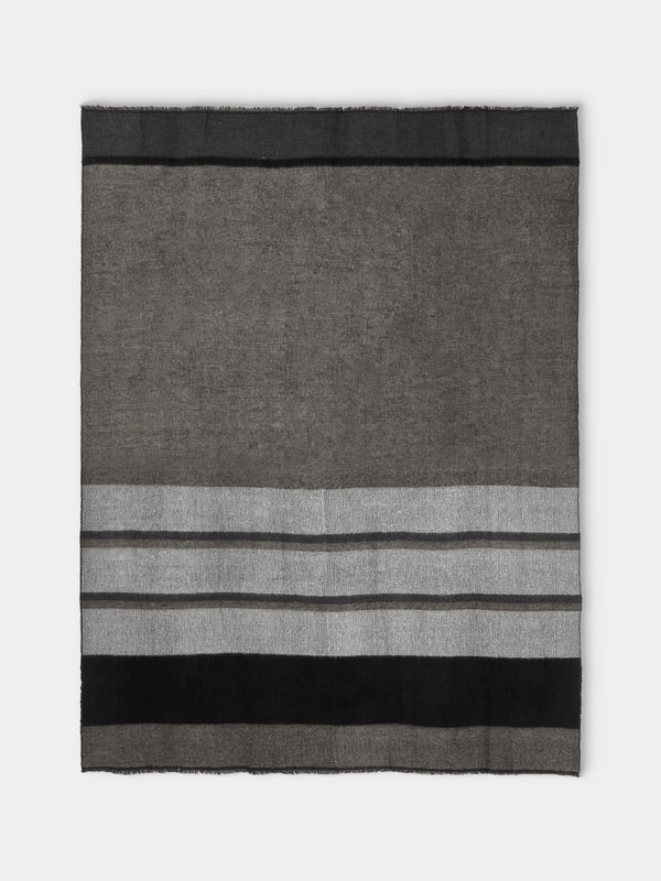 Denis Colomb - Hokkaido Ulliman Cashmere and Cotton Blanket (79in/2m) - Gray - ABASK - 