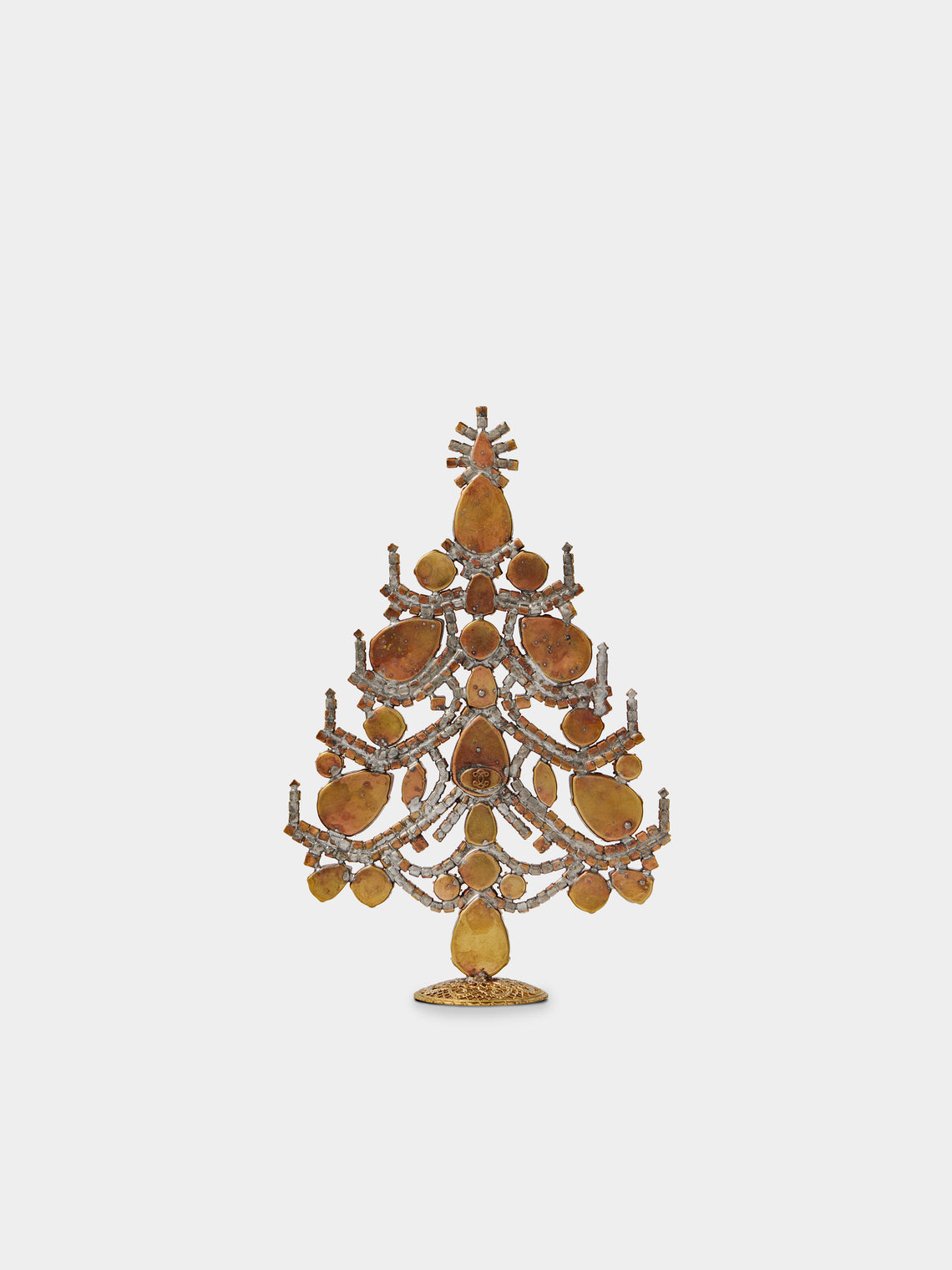 ABASK Decorations - Charming Czech Crystal Tree - Green - ABASK