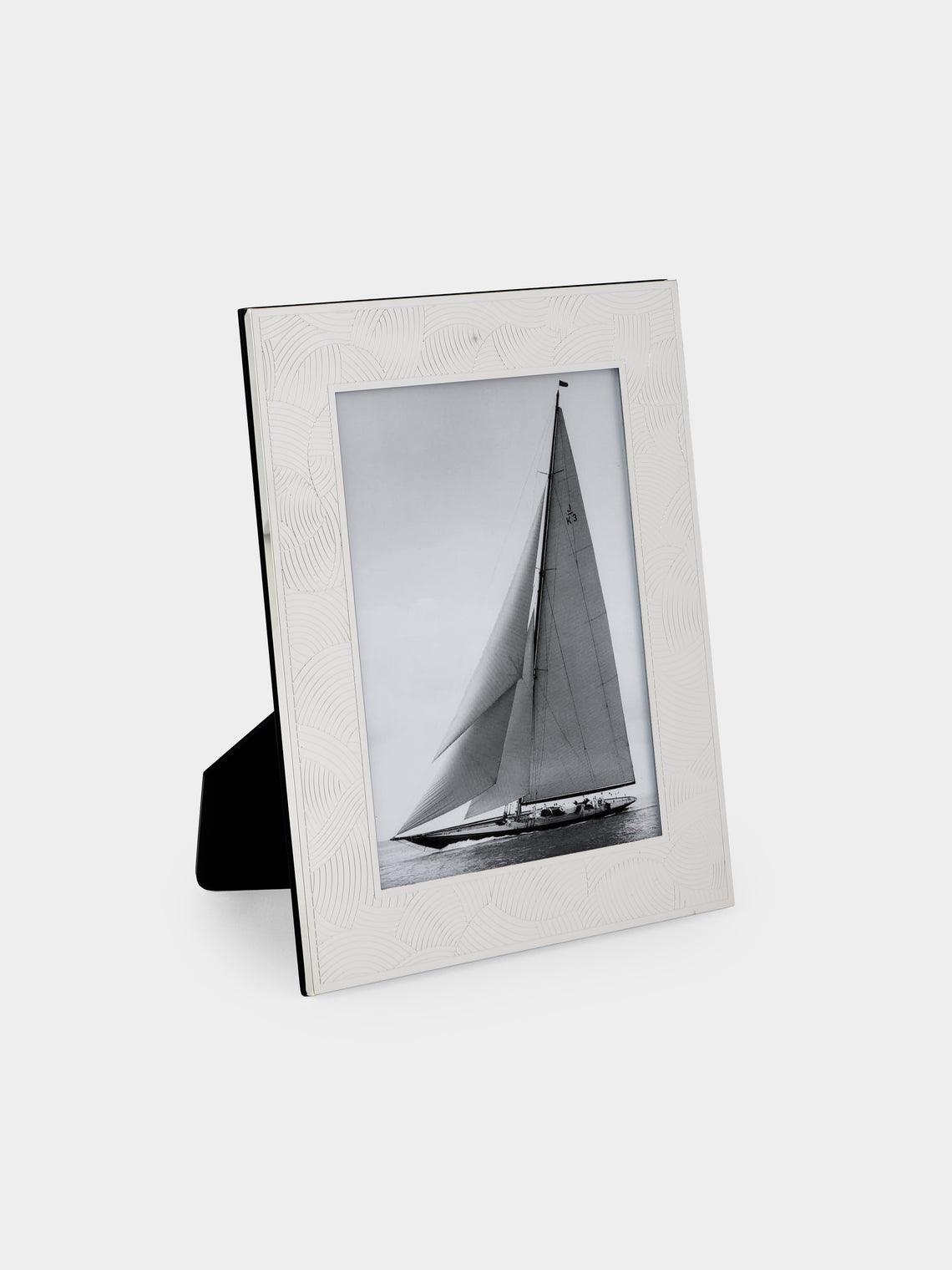 Ercuis - Arts Décoratifs Imari Silver-Plated Photo Frame (7in/18cm) - Silver - ABASK - 